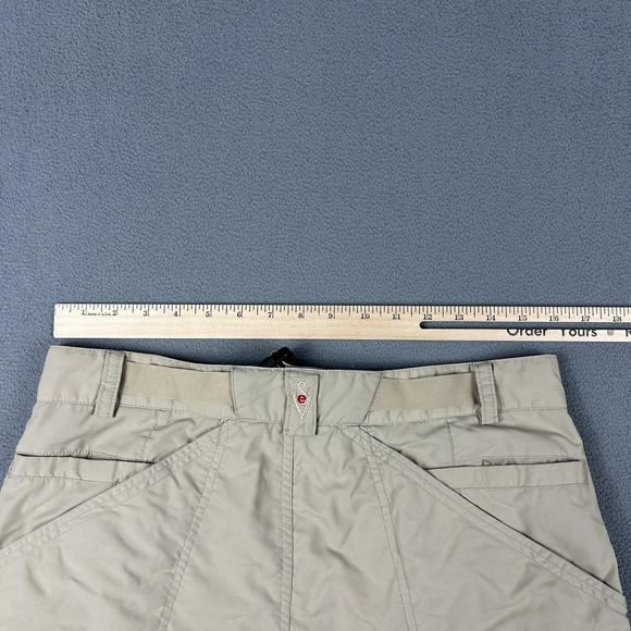 SCOTTeVEST Pants Mens 32x34 Khaki Travel Tech Lightweight Quick Dry Belt Nylon - Picture 11 of 12